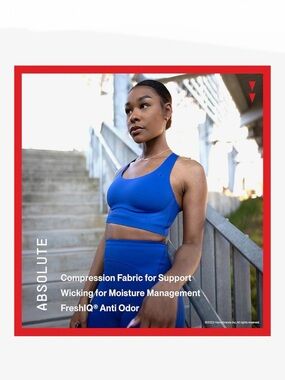 Champion Royal Blue Compression Sports Bra
